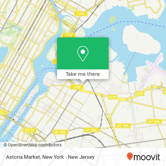 Mapa de Astoria Market