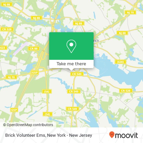 Mapa de Brick Volunteer Ems