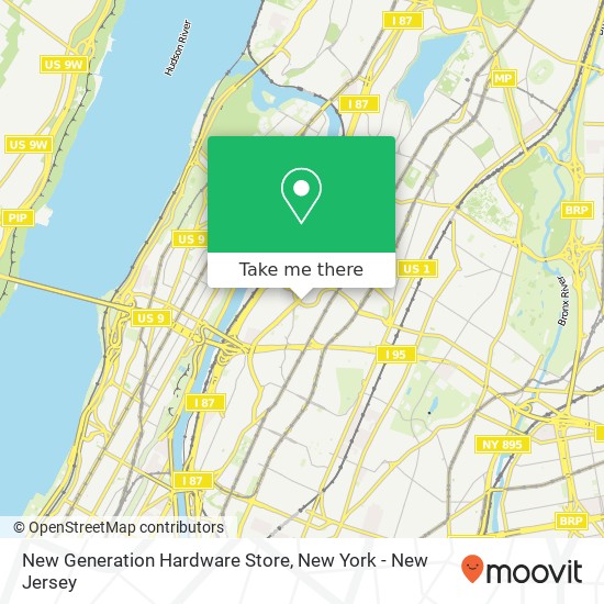 New Generation Hardware Store map