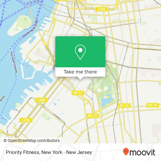 Priority Fitness map