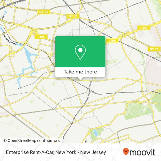 Enterprise Rent-A-Car map