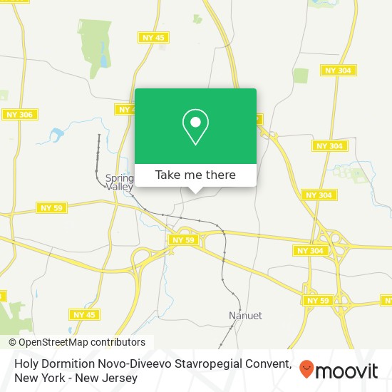 Holy Dormition Novo-Diveevo Stavropegial Convent map