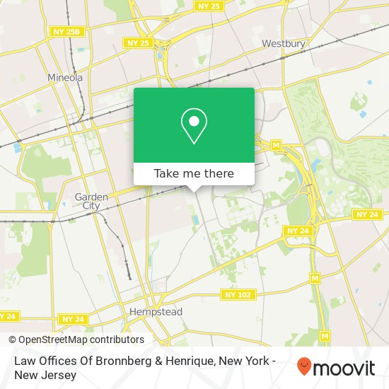 Mapa de Law Offices Of Bronnberg & Henrique