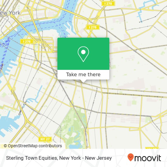 Mapa de Sterling Town Equities