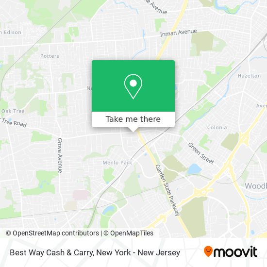 Best Way Cash & Carry map