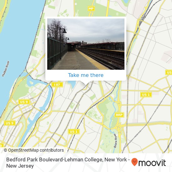 Bedford Park Boulevard-Lehman College map