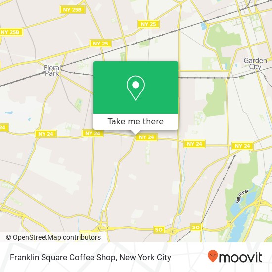 Franklin Square Coffee Shop map