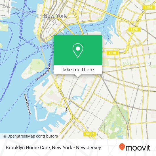 Mapa de Brooklyn Home Care