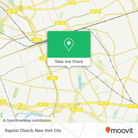 Baptist Church map