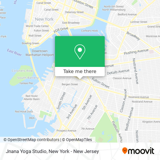 Mapa de Jnana Yoga Studio
