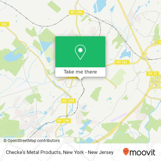 Checke's Metal Products map