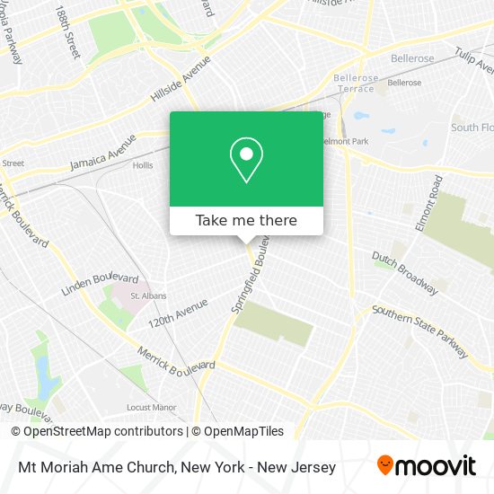 Mt Moriah Ame Church map