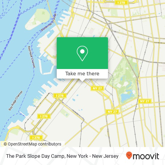 Mapa de The Park Slope Day Camp