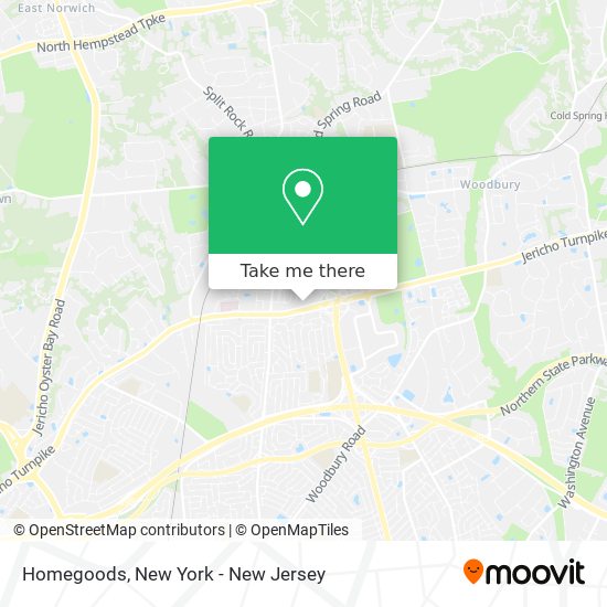 Homegoods map