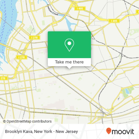 Mapa de Brooklyn Kava