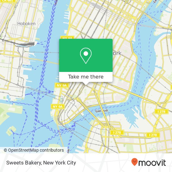 Sweets Bakery map