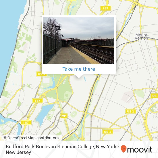 Bedford Park Boulevard-Lehman College map