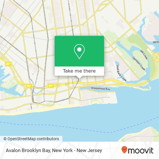 Mapa de Avalon Brooklyn Bay