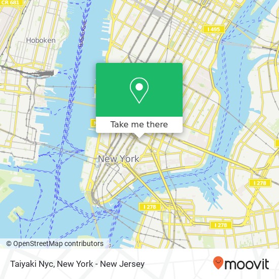 Taiyaki Nyc map