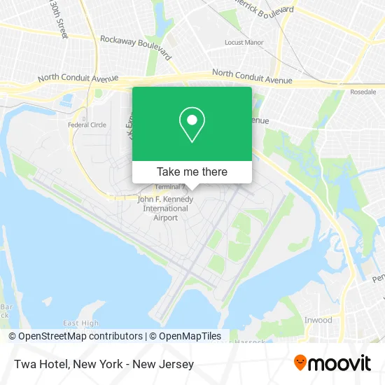 Twa Hotel map