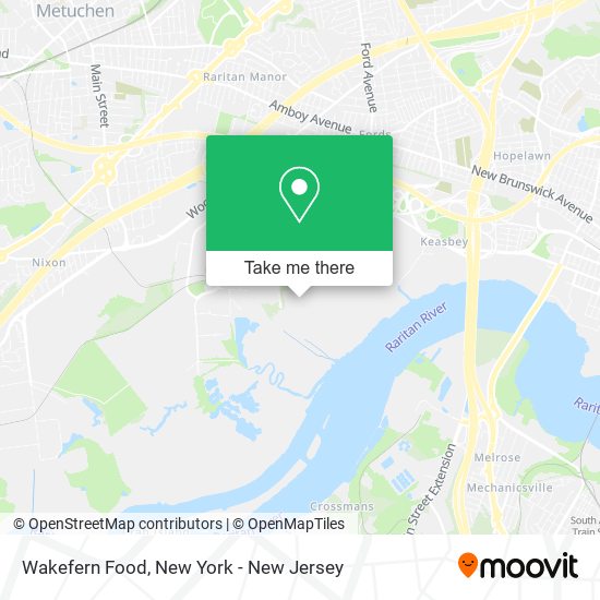 Wakefern Food map