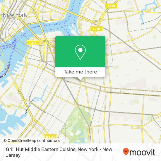 Grill Hut Middle Eastern Cuisine map