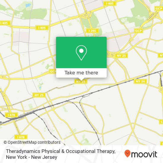 Mapa de Theradynamics Physical & Occupational Therapy