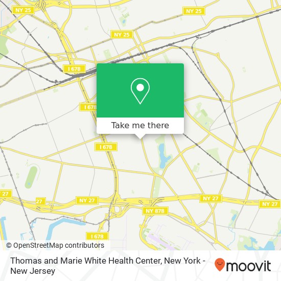 Thomas and Marie White Health Center map