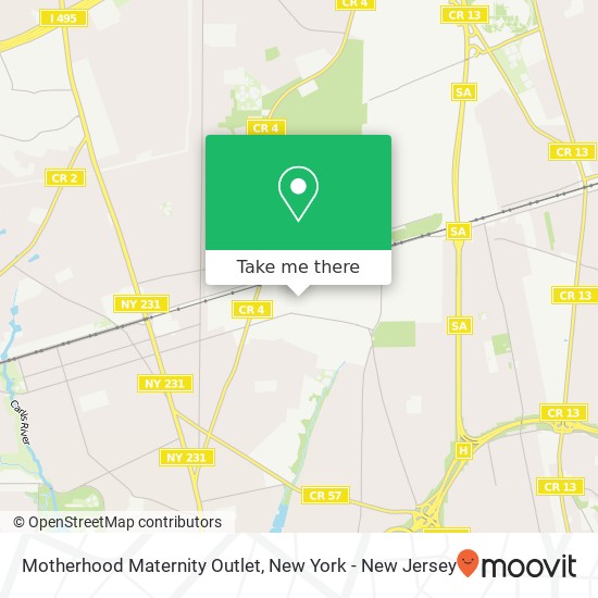 Motherhood Maternity Outlet map