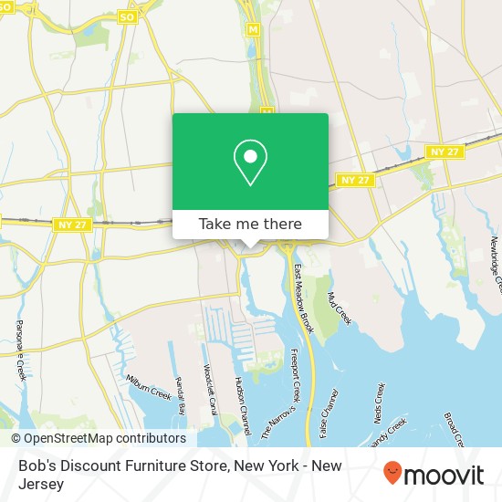 Bob's Discount Furniture Store map