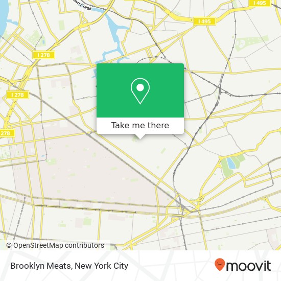 Mapa de Brooklyn Meats