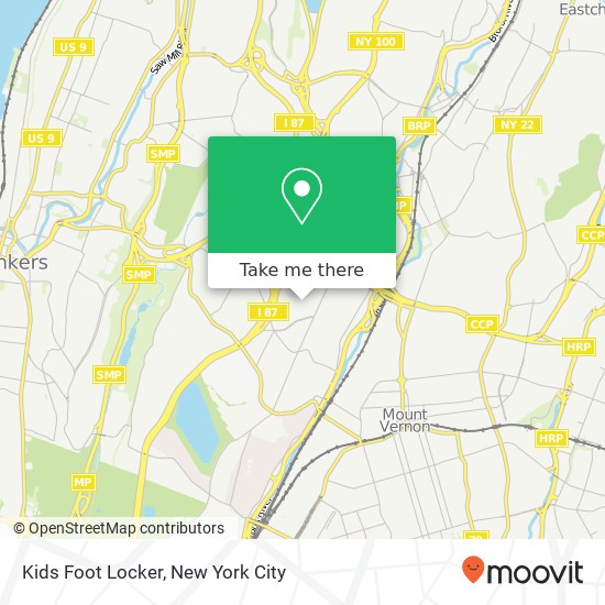 Kids Foot Locker map