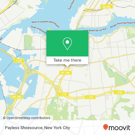 Payless Shoesource map