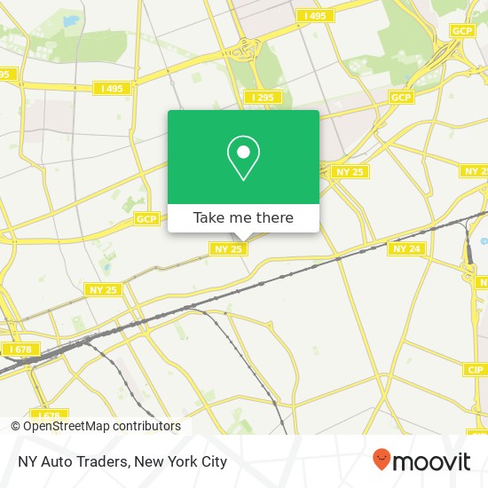 NY Auto Traders map