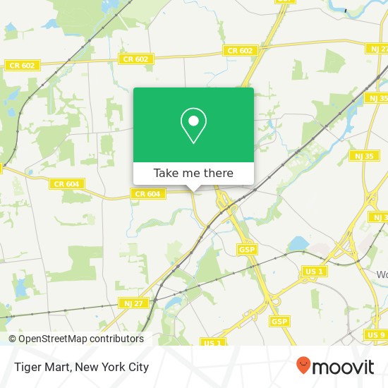 Tiger Mart map