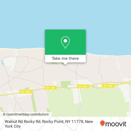 Walnut Rd Rocky Rd, Rocky Point, NY 11778 map