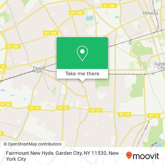 Fairmount New Hyde, Garden City, NY 11530 map