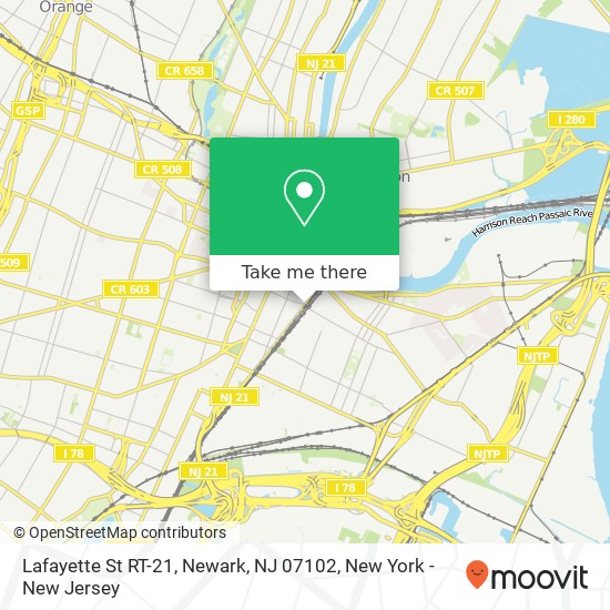 Lafayette St RT-21, Newark, NJ 07102 map