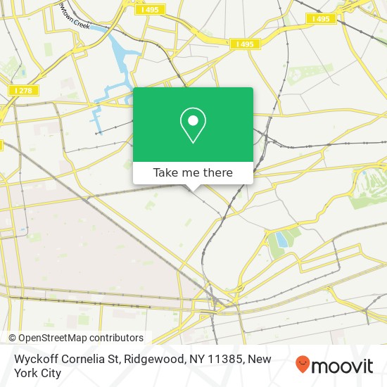 Wyckoff Cornelia St, Ridgewood, NY 11385 map
