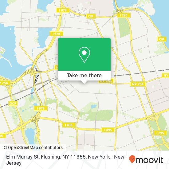 Mapa de Elm Murray St, Flushing, NY 11355