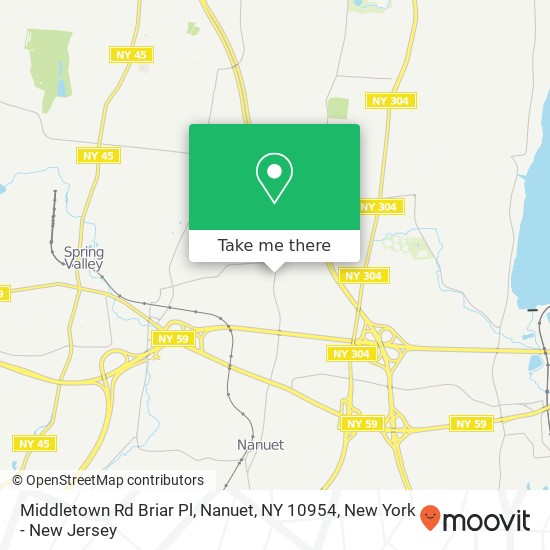 Middletown Rd Briar Pl, Nanuet, NY 10954 map
