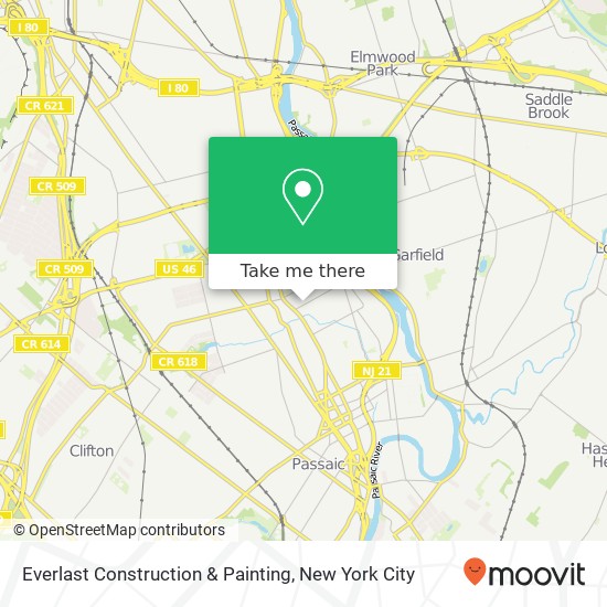 Everlast Construction & Painting map