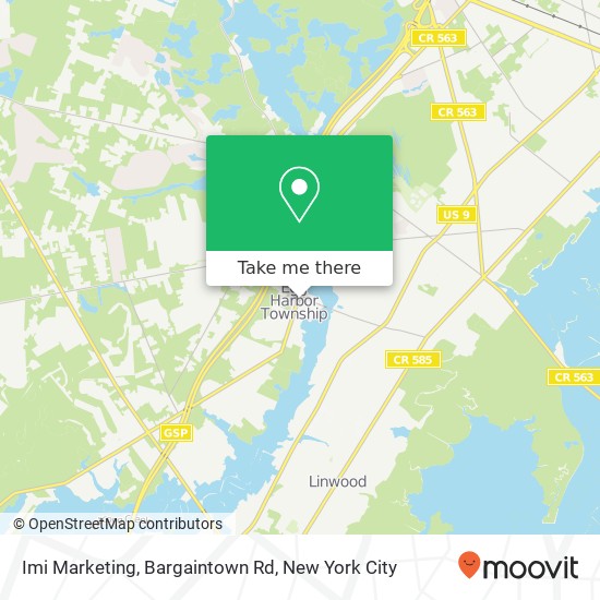 Mapa de Imi Marketing, Bargaintown Rd