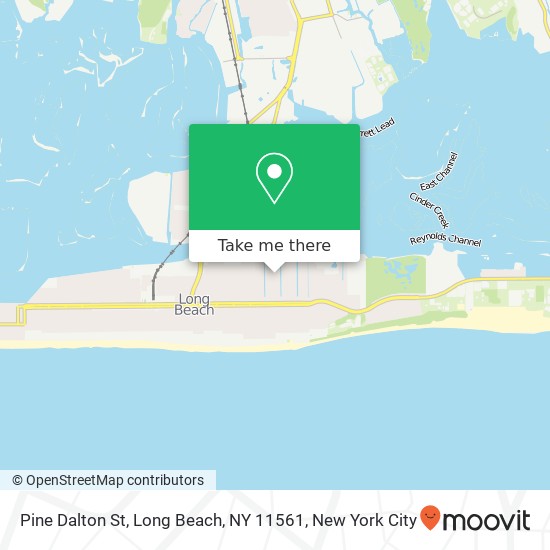 Pine Dalton St, Long Beach, NY 11561 map