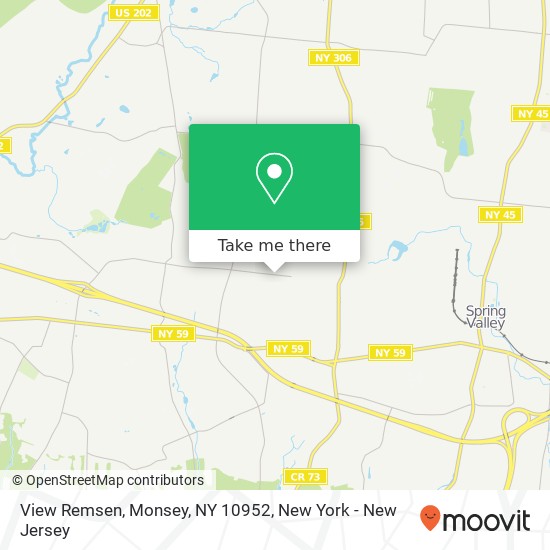 Mapa de View Remsen, Monsey, NY 10952