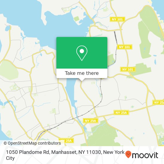 Mapa de 1050 Plandome Rd, Manhasset, NY 11030