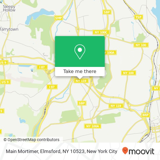 Mapa de Main Mortimer, Elmsford, NY 10523