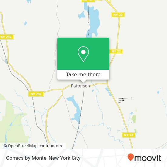 Comics by Monte map