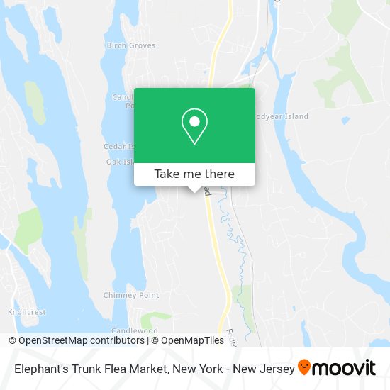 Mapa de Elephant's Trunk Flea Market