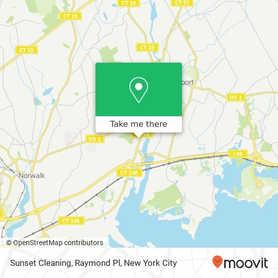 Mapa de Sunset Cleaning, Raymond Pl